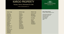 Desktop Screenshot of karooproperty.co.za