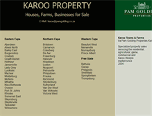 Tablet Screenshot of karooproperty.co.za